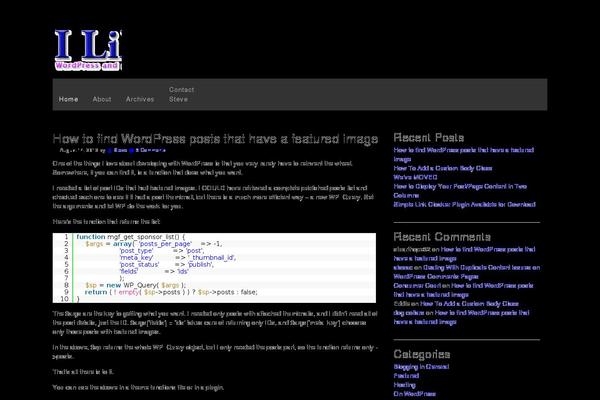 Site using SyntaxHighlighter Evolved plugin