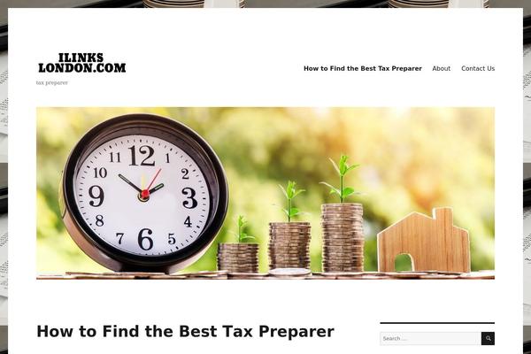 Twenty Sixteen theme site design template sample