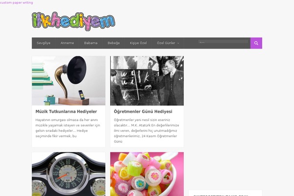 Compasso theme site design template sample