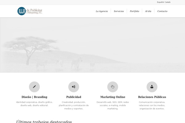 Lounge theme site design template sample