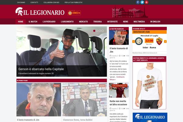 Todaysnews theme site design template sample