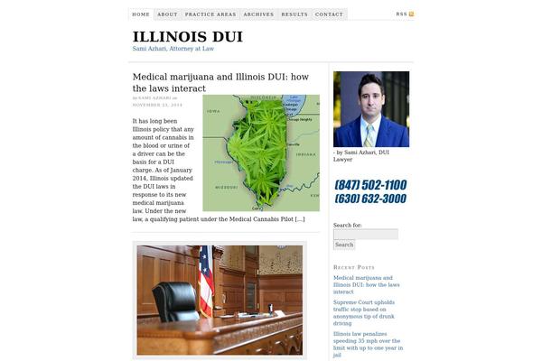 Thesis 1.8.5 theme site design template sample