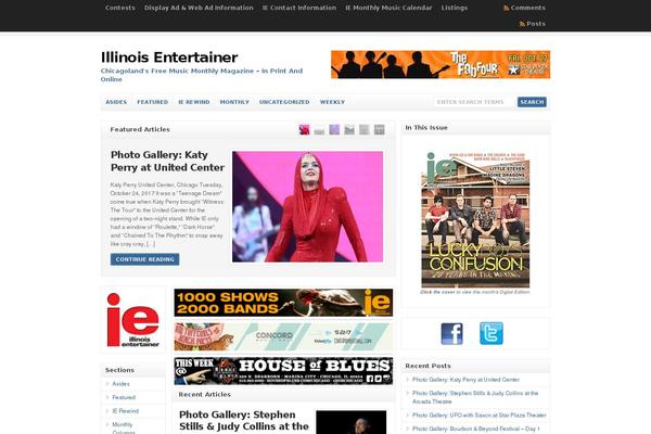 illinoisentertainer.com site used Wp-clear7.5