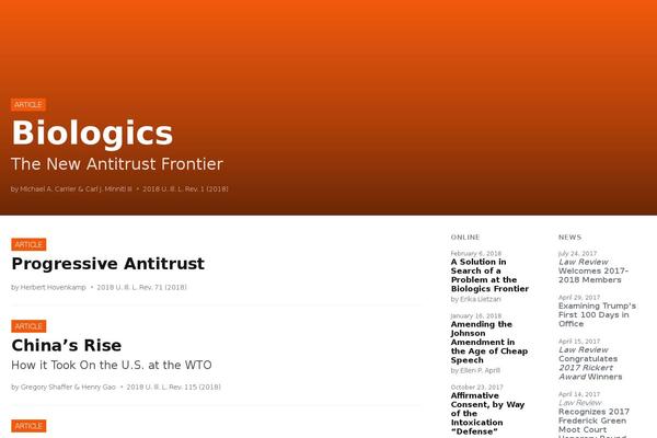 illinoislawreview.org site used Lawreview2016