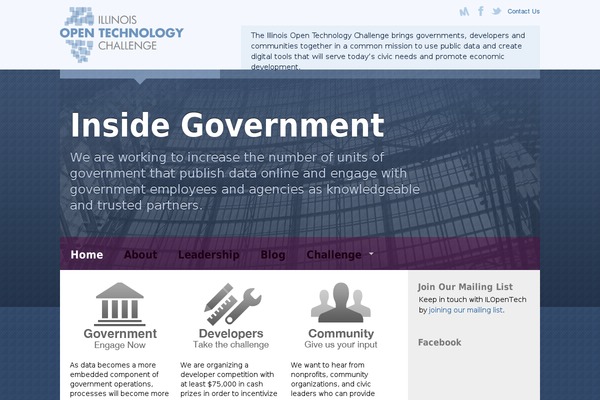 illinoisopentech.org site used Pagelines Child