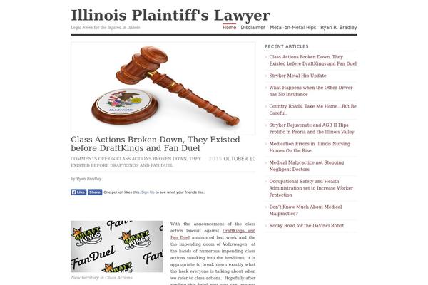 Vigilance theme site design template sample