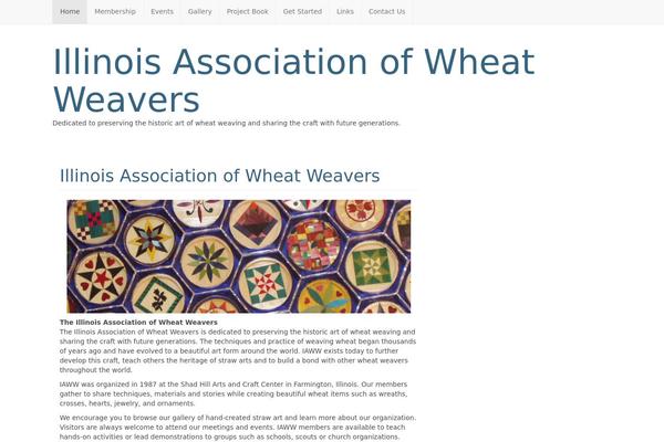 Custom Community theme site design template sample