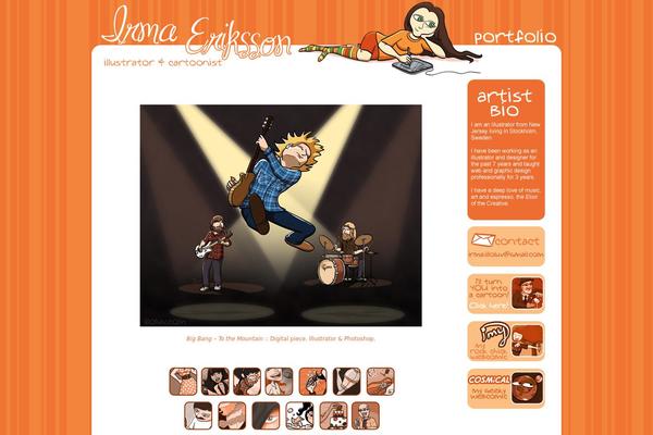 ComicPress theme site design template sample