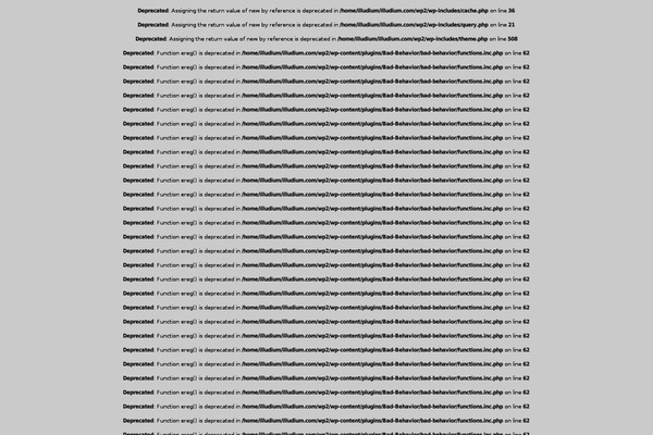 Site using Bad Behavior plugin