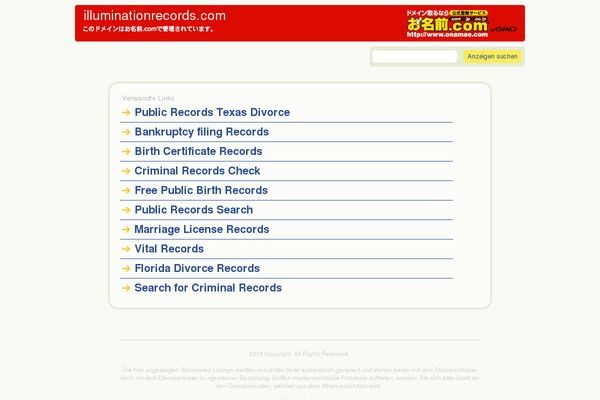illuminationrecords.com site used Color Splash