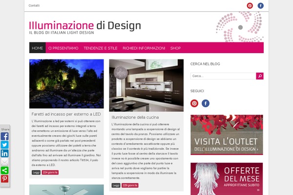 illuminazionedidesign.it site used Realblog
