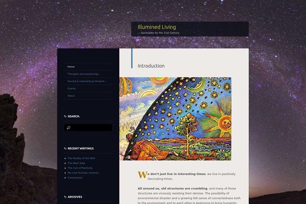 Dusk To Dawn theme site design template sample