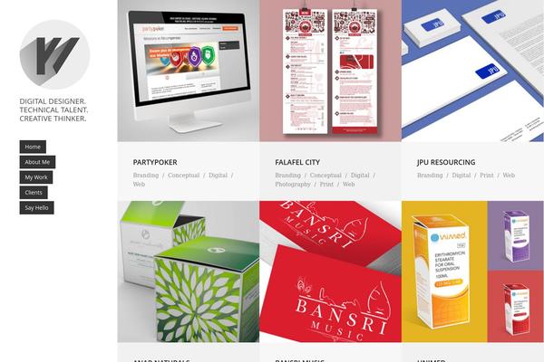 Crush theme site design template sample