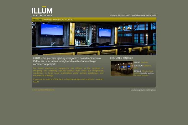 Twenty Ten theme site design template sample