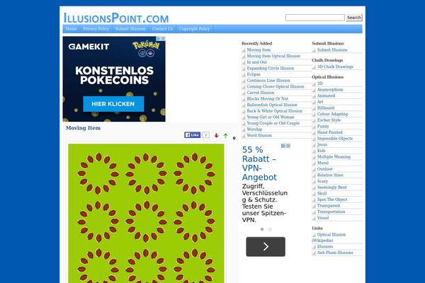 Iconic One theme site design template sample