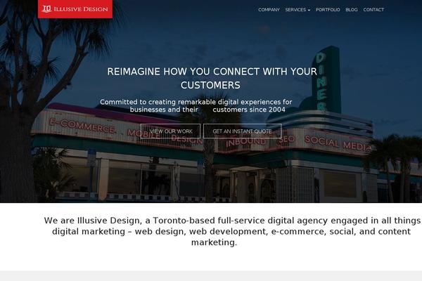 illusivedesign.ca site used Syncoria-blue