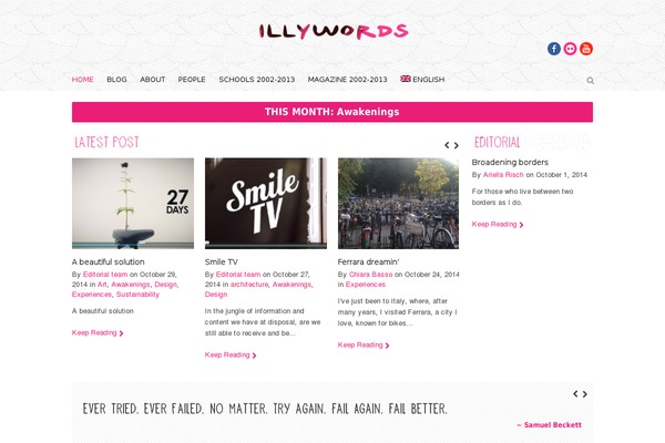 Pinpoint theme site design template sample