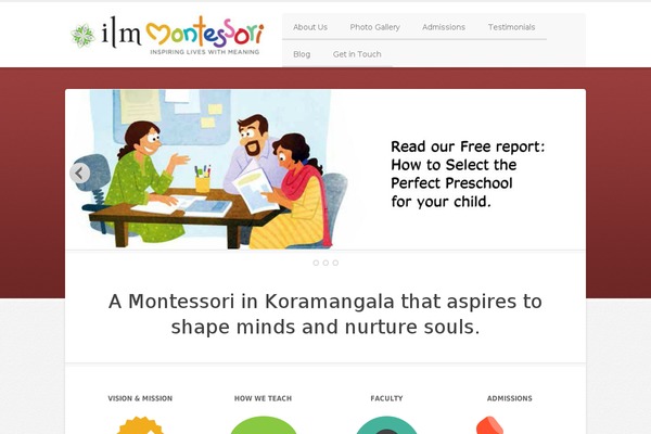 Education theme site design template sample