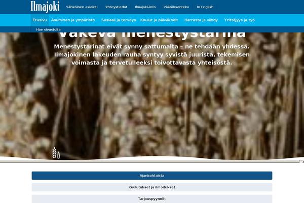 ilmajoki.fi site used Jj-net-theme