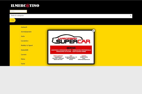 Electro-child theme site design template sample