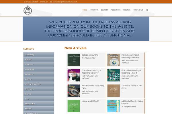ChapterOne theme site design template sample