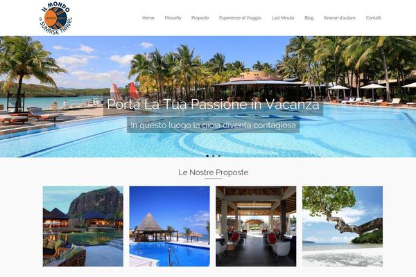 Pinnacle theme site design template sample