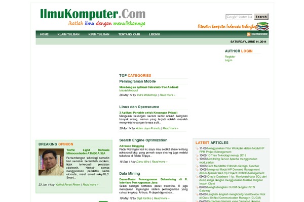 ilmukomputer.org site used Revolution News