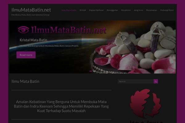 Spacious theme site design template sample