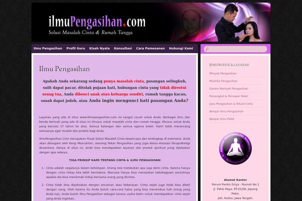 Bouquet theme site design template sample