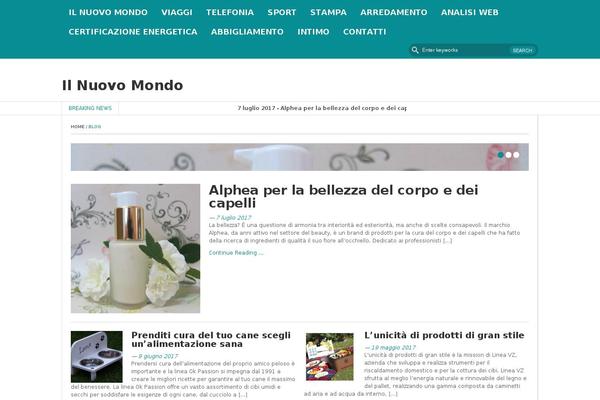 FastNews Light theme site design template sample