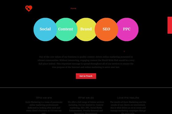 Deck theme site design template sample