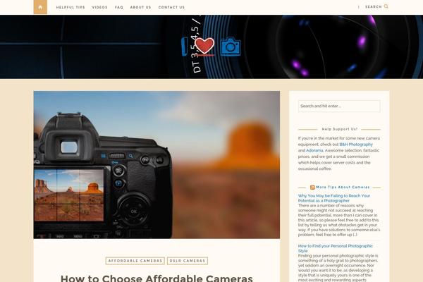 Journey theme site design template sample
