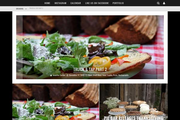 Valenti theme site design template sample