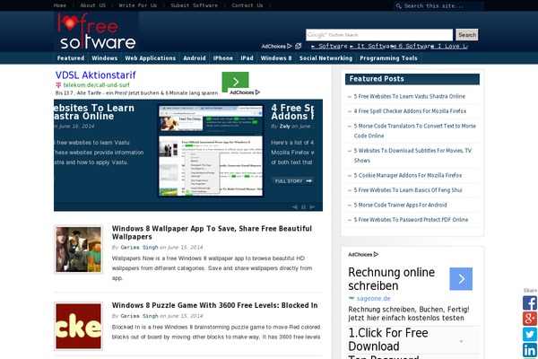 Site using YouTube information Widget plugin