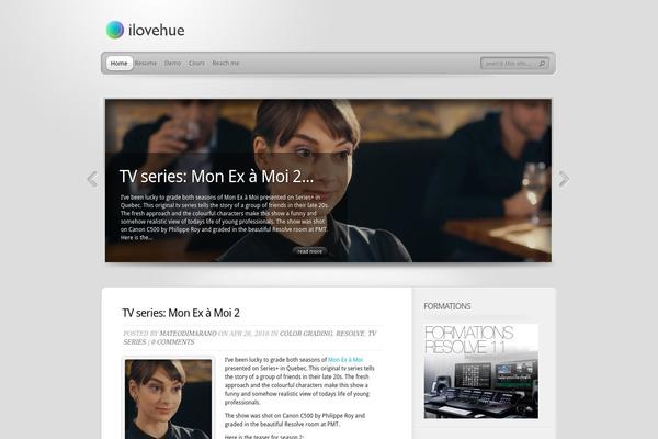 TheProfessional theme site design template sample