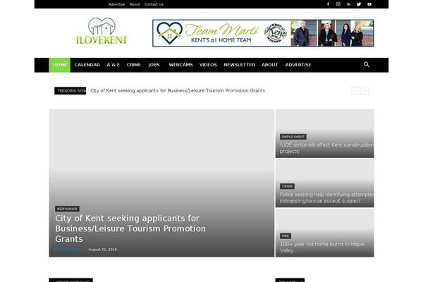 Site using Weather Underground plugin