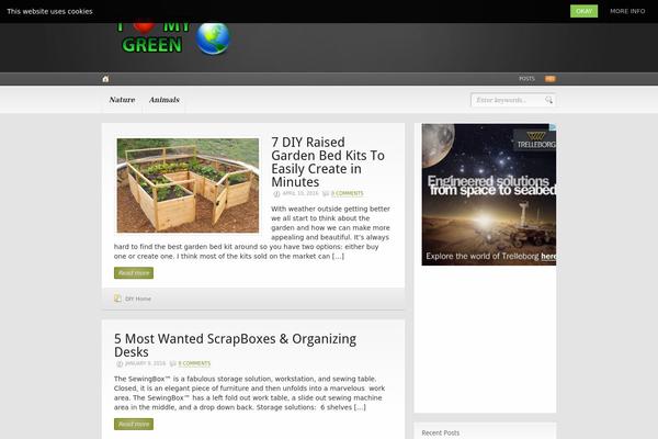 Headlines theme site design template sample
