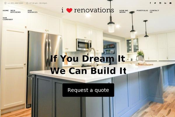 Nexus theme site design template sample