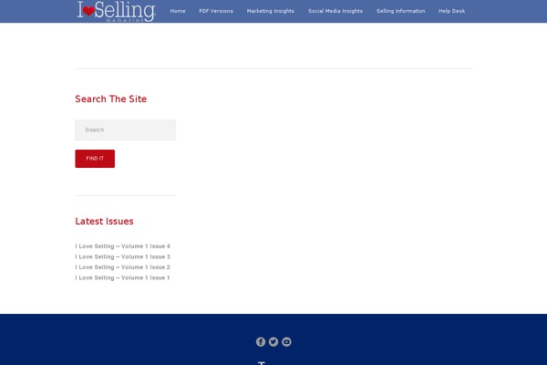 ilovesellingmag.com site used Encore