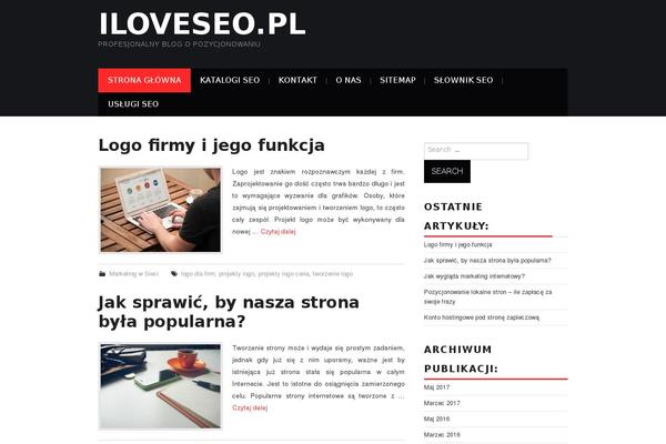 Hiero theme site design template sample