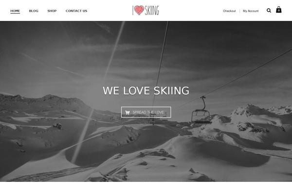 North theme site design template sample