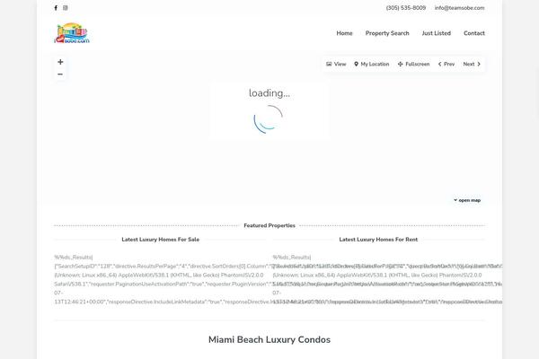 Site using dsIDXpress IDX Plugin plugin