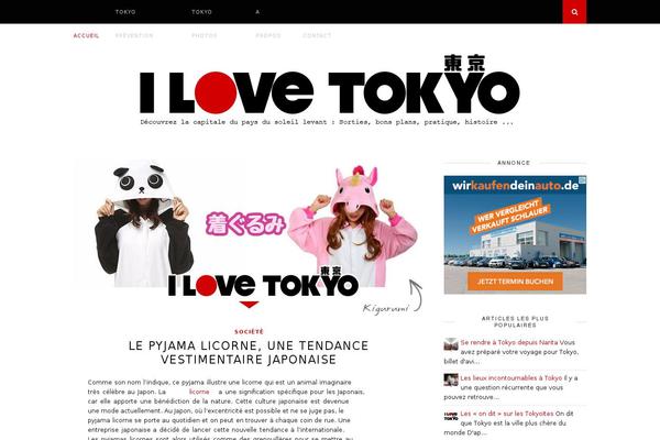 ilovetokyo.fr site used Ilovetokyo
