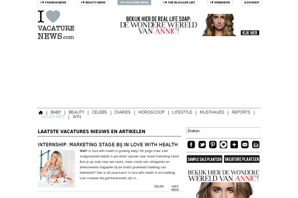 ilovevacaturenews.nl site used Ilovefashionnewsv3
