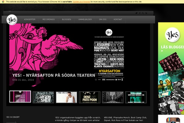 iloveyes.se site used Yes