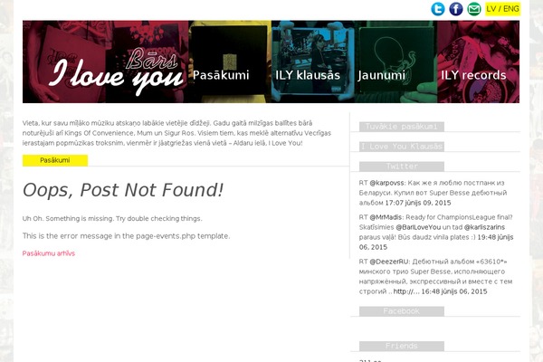 Bones theme site design template sample