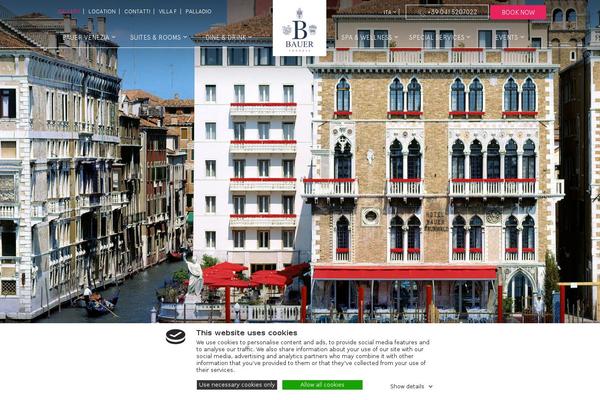Bauer theme site design template sample