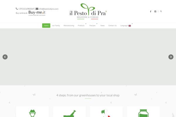 OrganicFood theme site design template sample