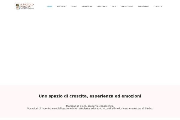 Kinder theme site design template sample