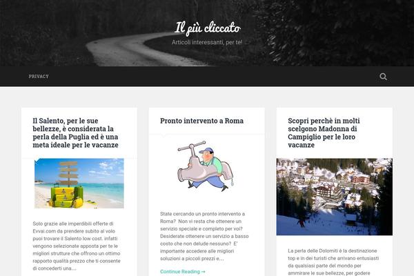 Baskerville theme site design template sample